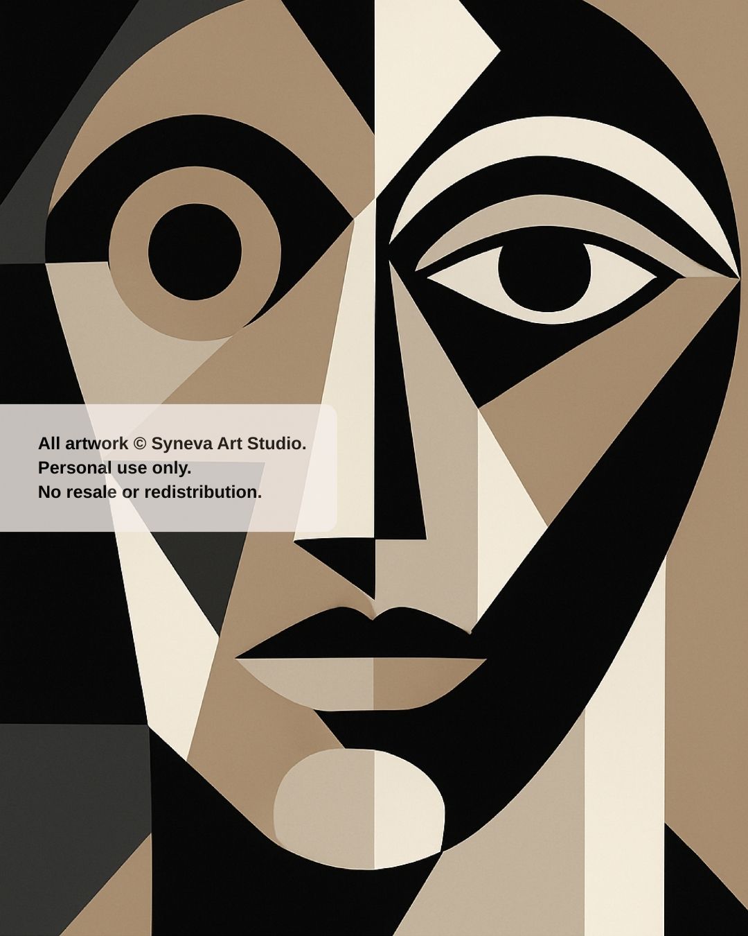 Abstract: Visage No. 1