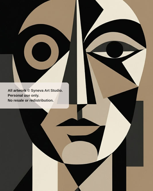 Abstract: Visage No. 3