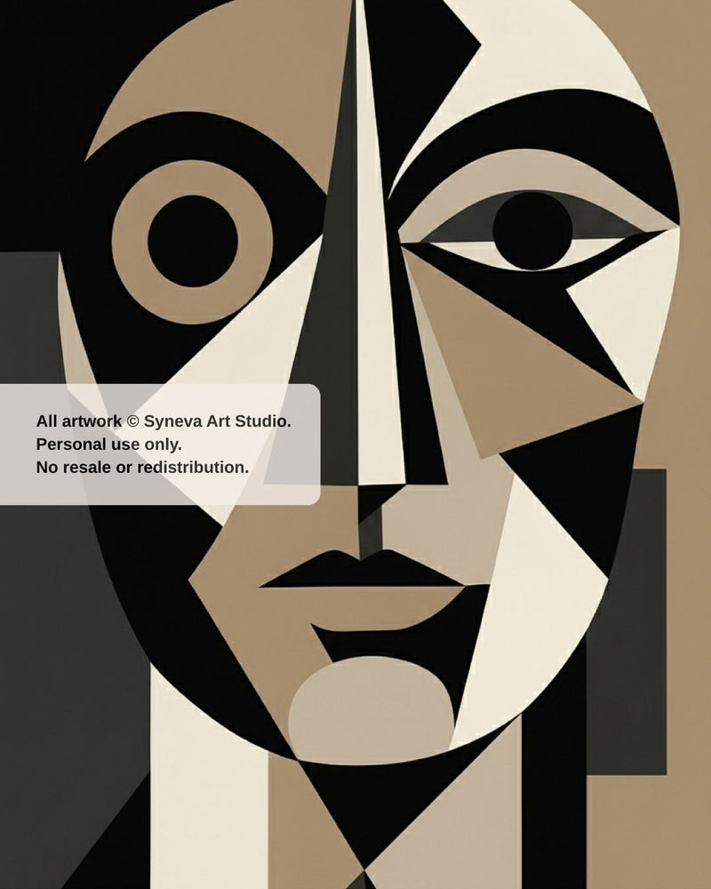Abstract: Visage No. 3