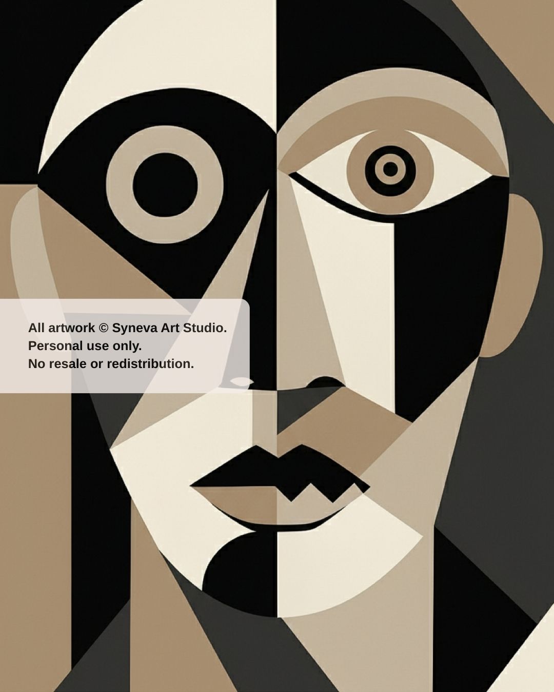 Abstract: Visage No. 5