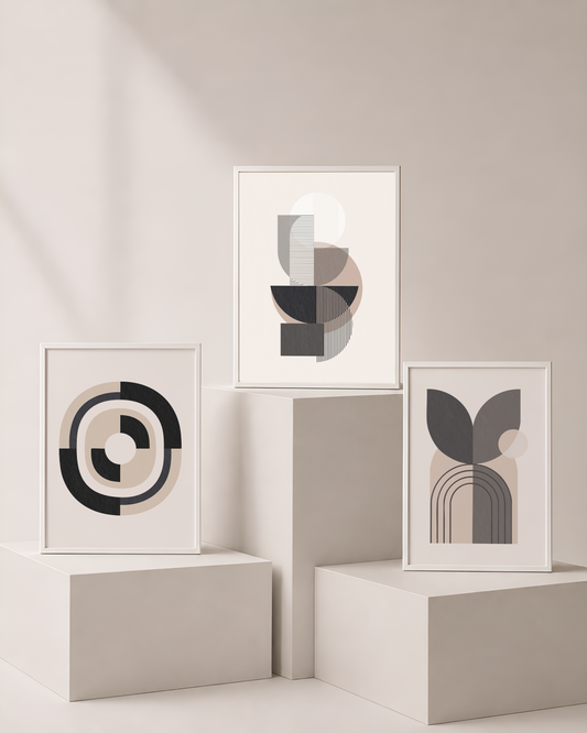 Geometric Art Bundle 2 | Abstract Printable Wall Art by Syneva Art Studio