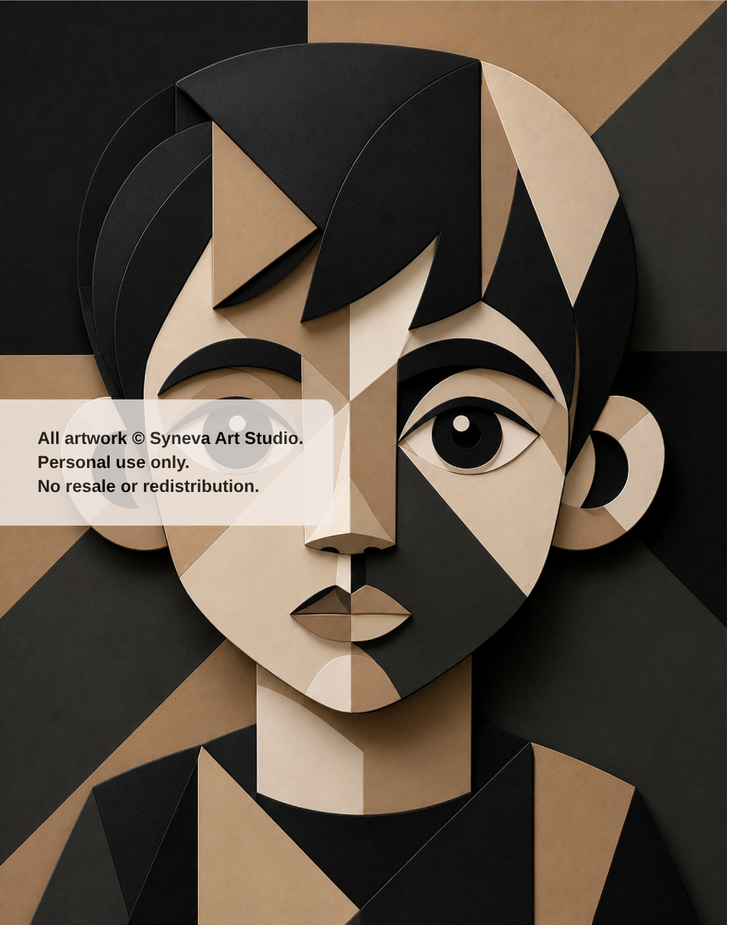 Abstract: Visage No. 8