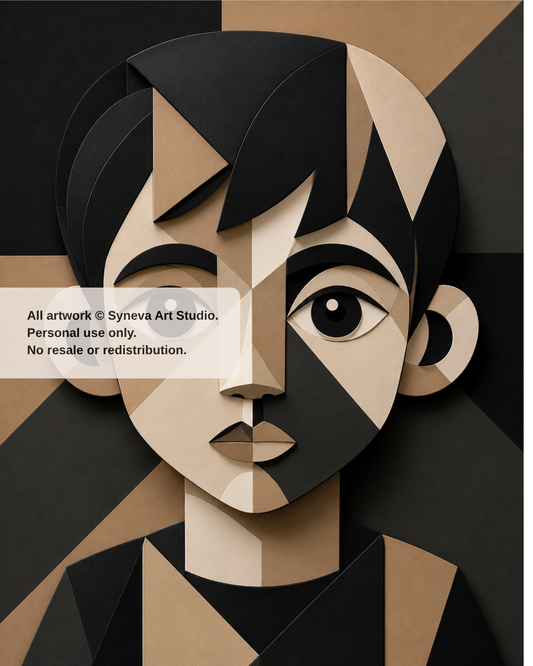 Abstract: Visage No. 8