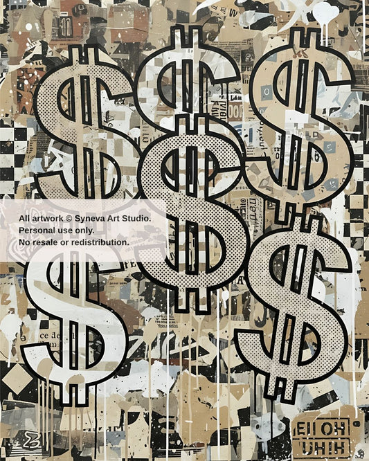 Pop Art: Neutral Retro No. 2