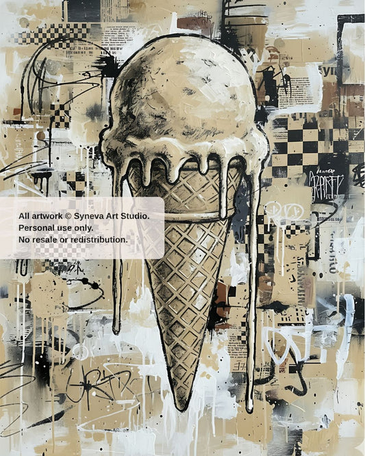 Pop Art: Neutral Retro No. 3