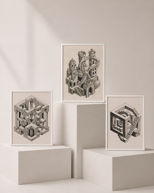 Fantasy Architecture Art Bundle 2 | Paradox Printable Wall Art by Syneva Art Studio