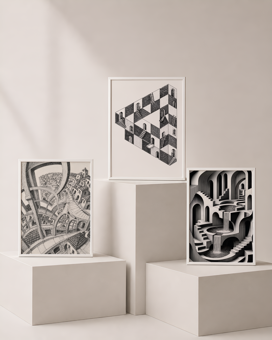 Recursive Urbanism Bundle 1 | Paradox Printable Wall Art by Syneva Art Studio