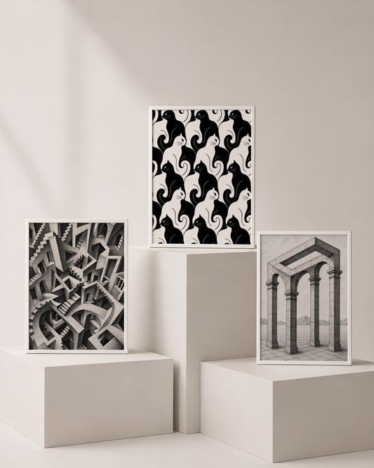 Recursive Urbanism Bundle 2 | Paradox Printable Wall Art by Syneva Art Studio