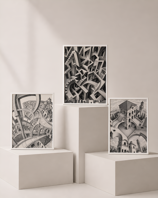 Recursive Urbanism Bundle 4 | Paradox Printable Wall Art by Syneva Art Studio